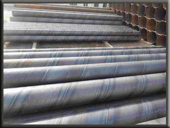 Helical-weld pipe